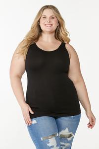 Plus Size Seamless Solid Tank