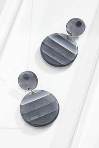 Lucite Circle Earrings