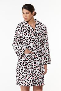 Cozy Leopard Robe