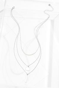 Linear Bar Layered Necklace