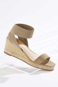 Ankle Band Wedge Sandals