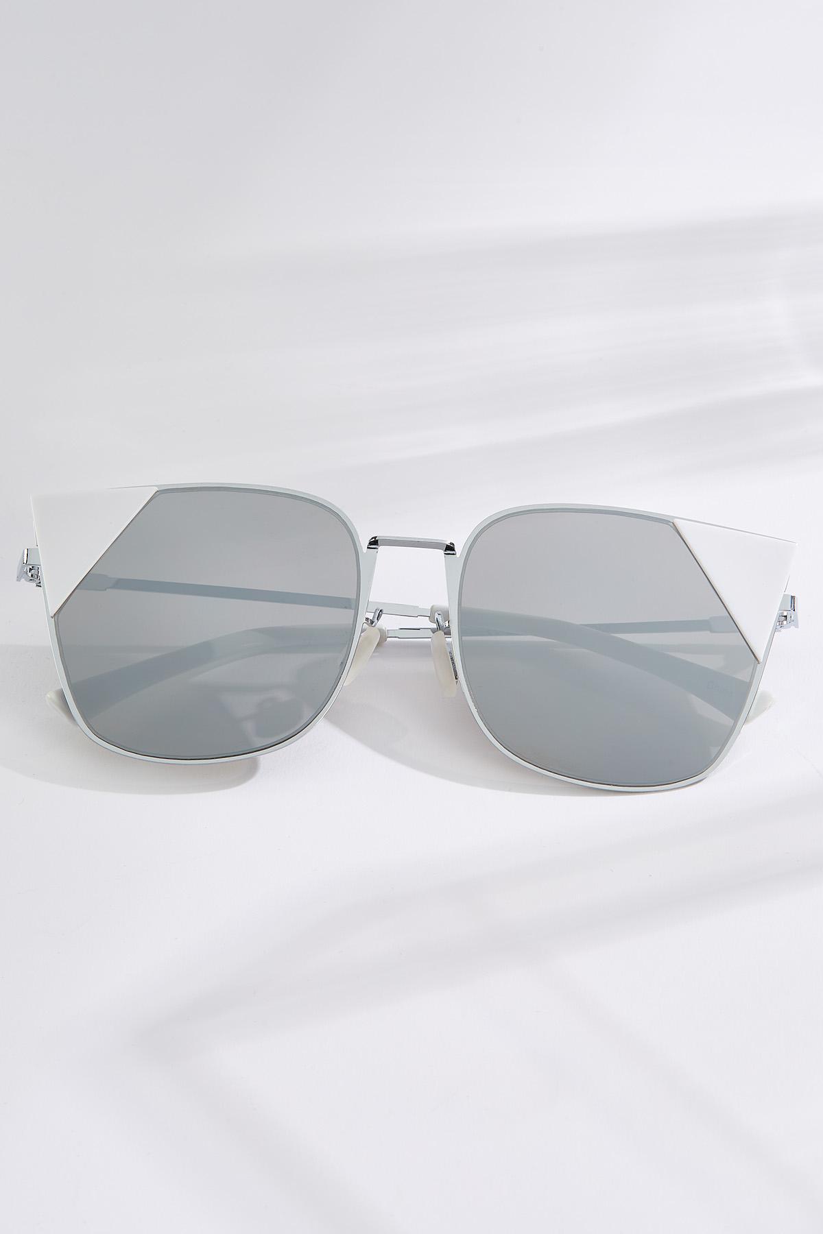 Mod Mirrored Cat Eye Sunglasses