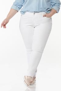 Plus Petite White Skinny Jeans