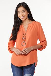 Solid High-Low Tunic