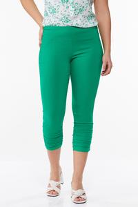 Cropped Ruched Pants