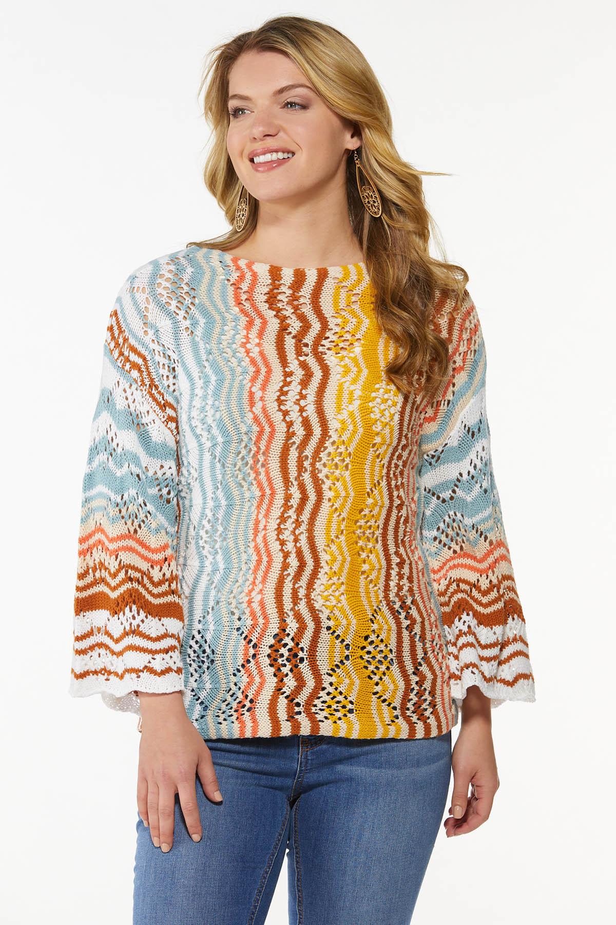 Colorful Chevron Sweater