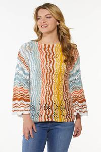 Colorful Chevron Sweater