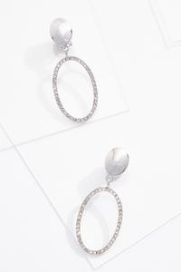 Clip-On Glam Rhinestone Earrings