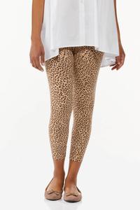 Cropped Leopard Leggings