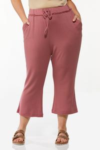 Plus Size Rosey Cropped Lounge Pants