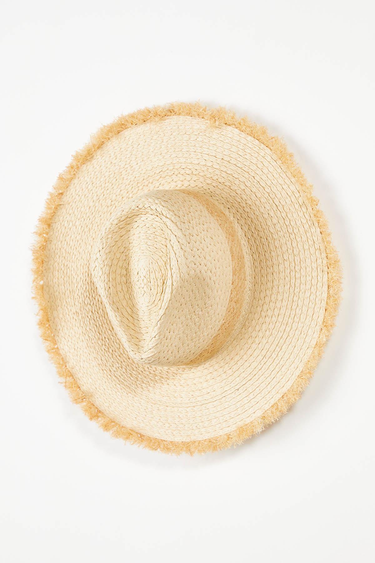 Frayed Straw Panama Hat