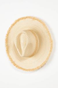 Frayed Straw Panama Hat