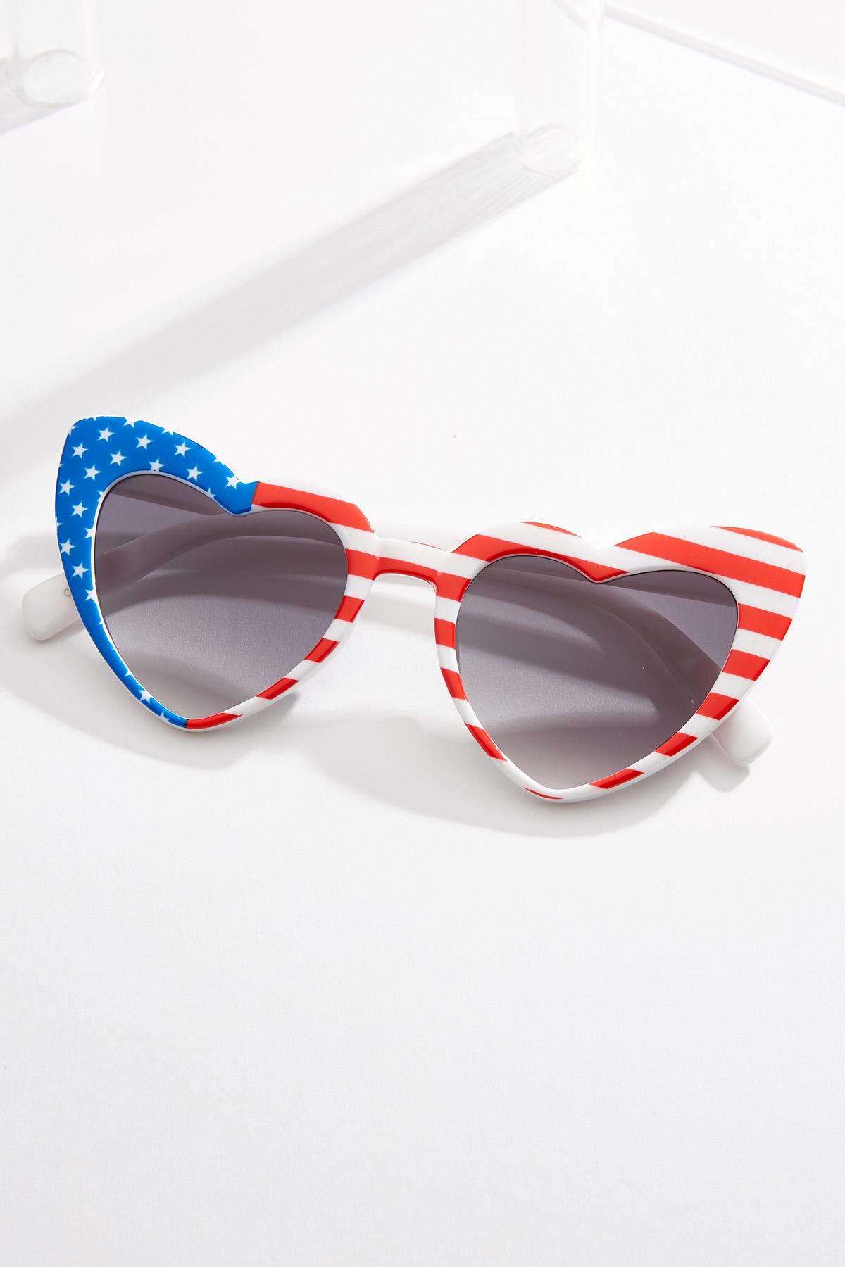 Patriotic Heart Sunglasses