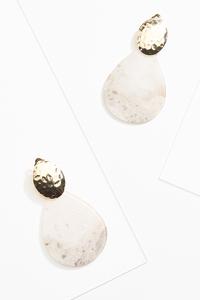 Clip-On Speckled Earrings