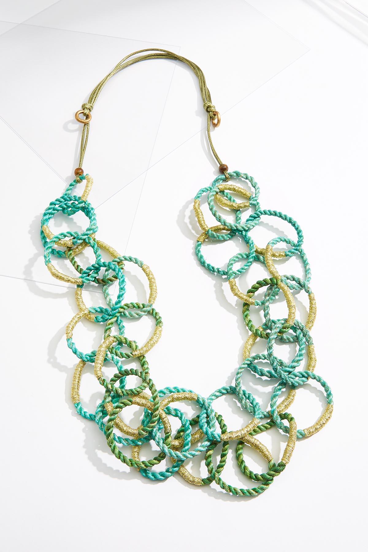 Layered Rope Link Necklace