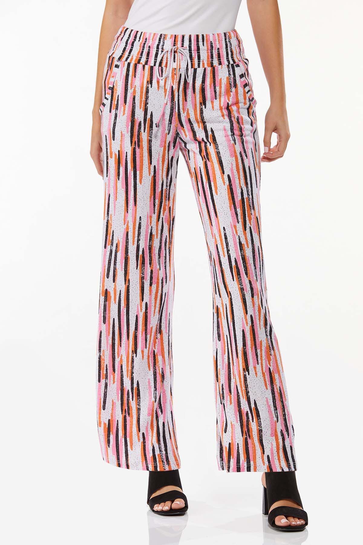 Abstract Stripe Pants