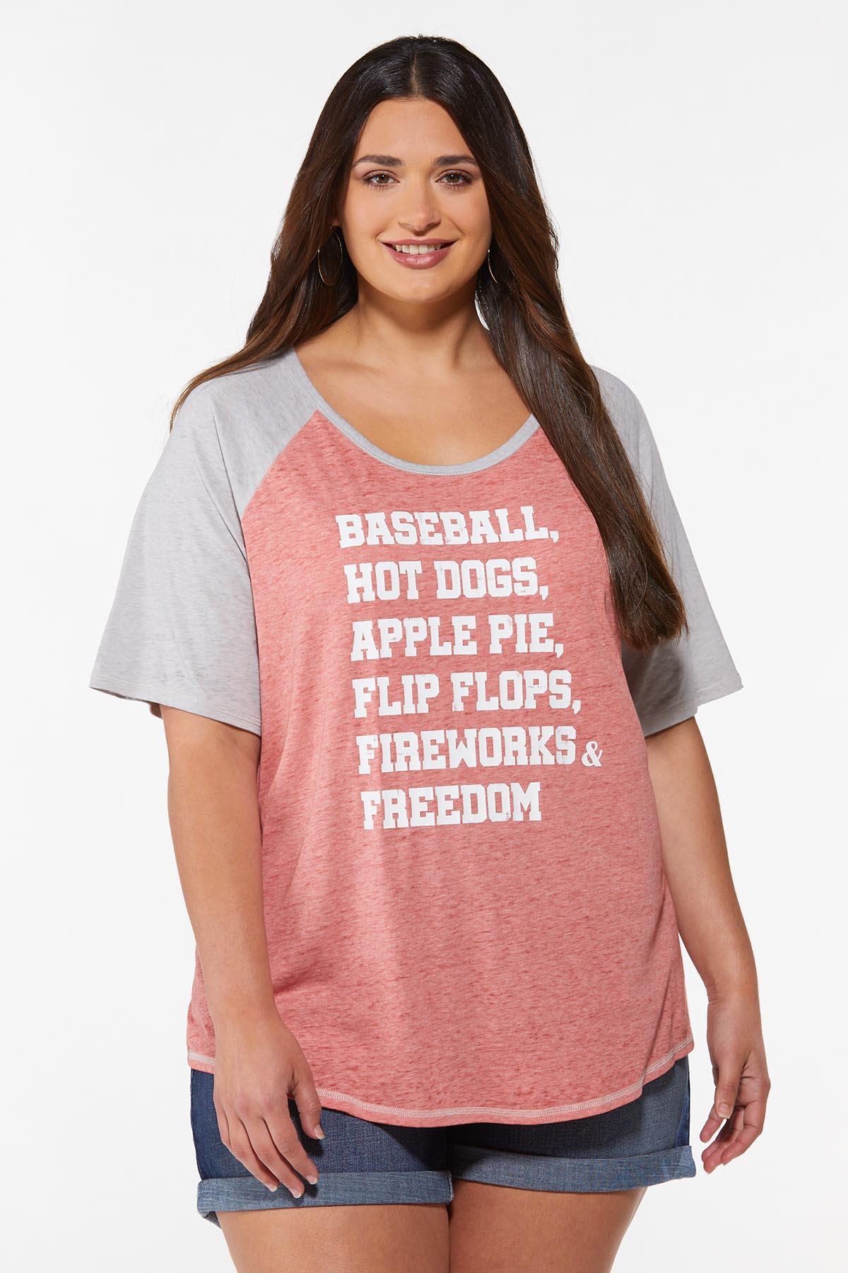 Plus Size All-American Tee