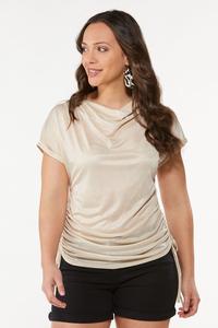 Draped Cinched Side Top
