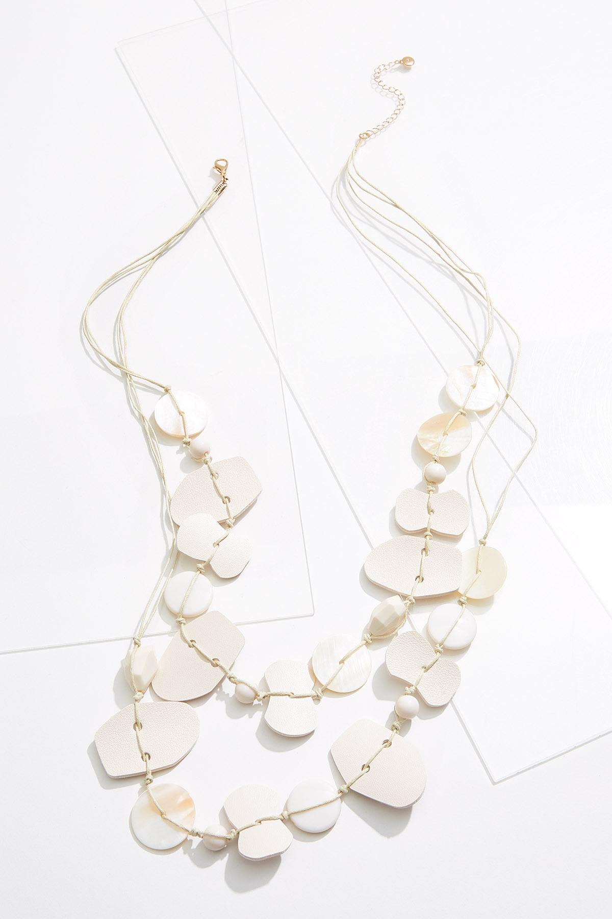 Layered Shell Beachy Necklace