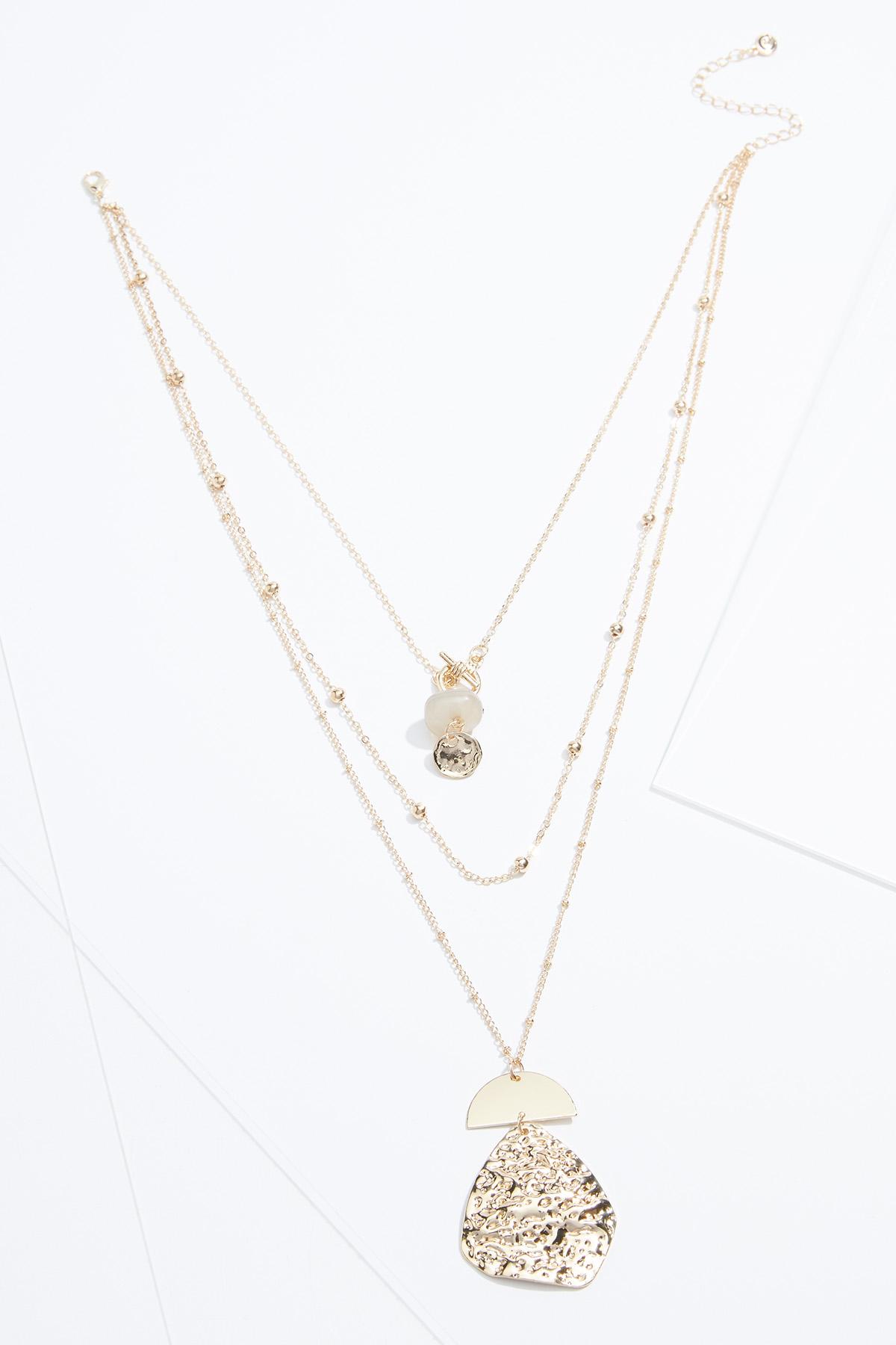 Delicate Layered Metal Necklace