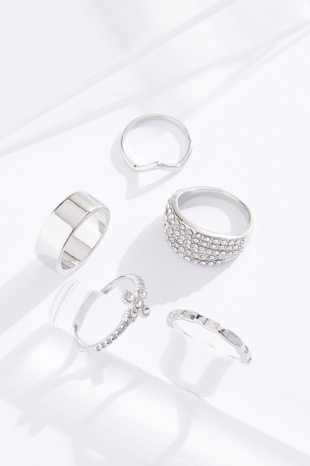 Mixed Size Stackable Ring Set