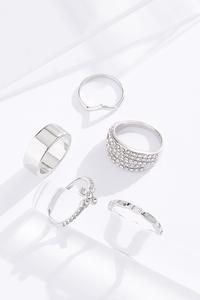 Mixed Size Stackable Ring Set
