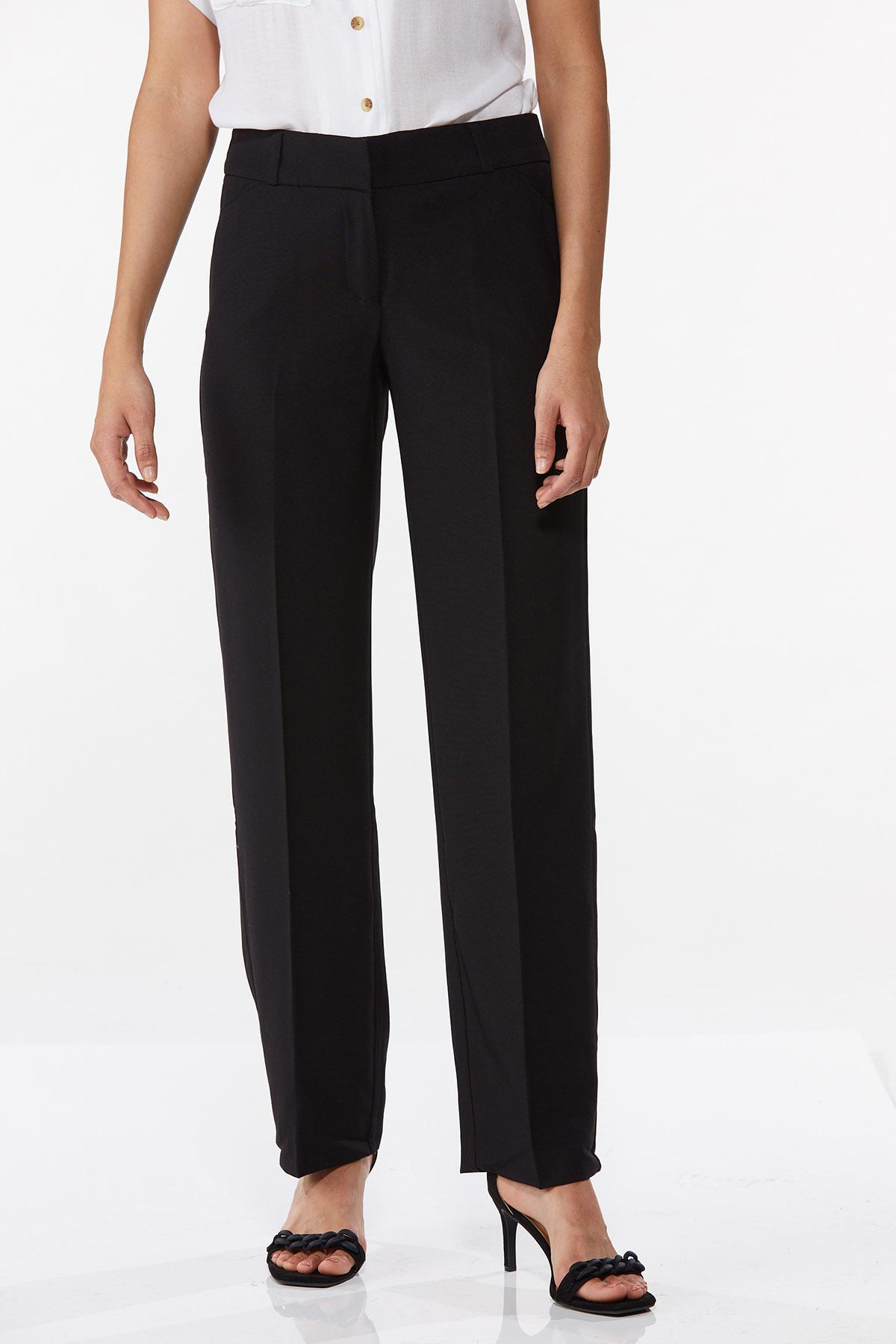 Solid Trouser Pants