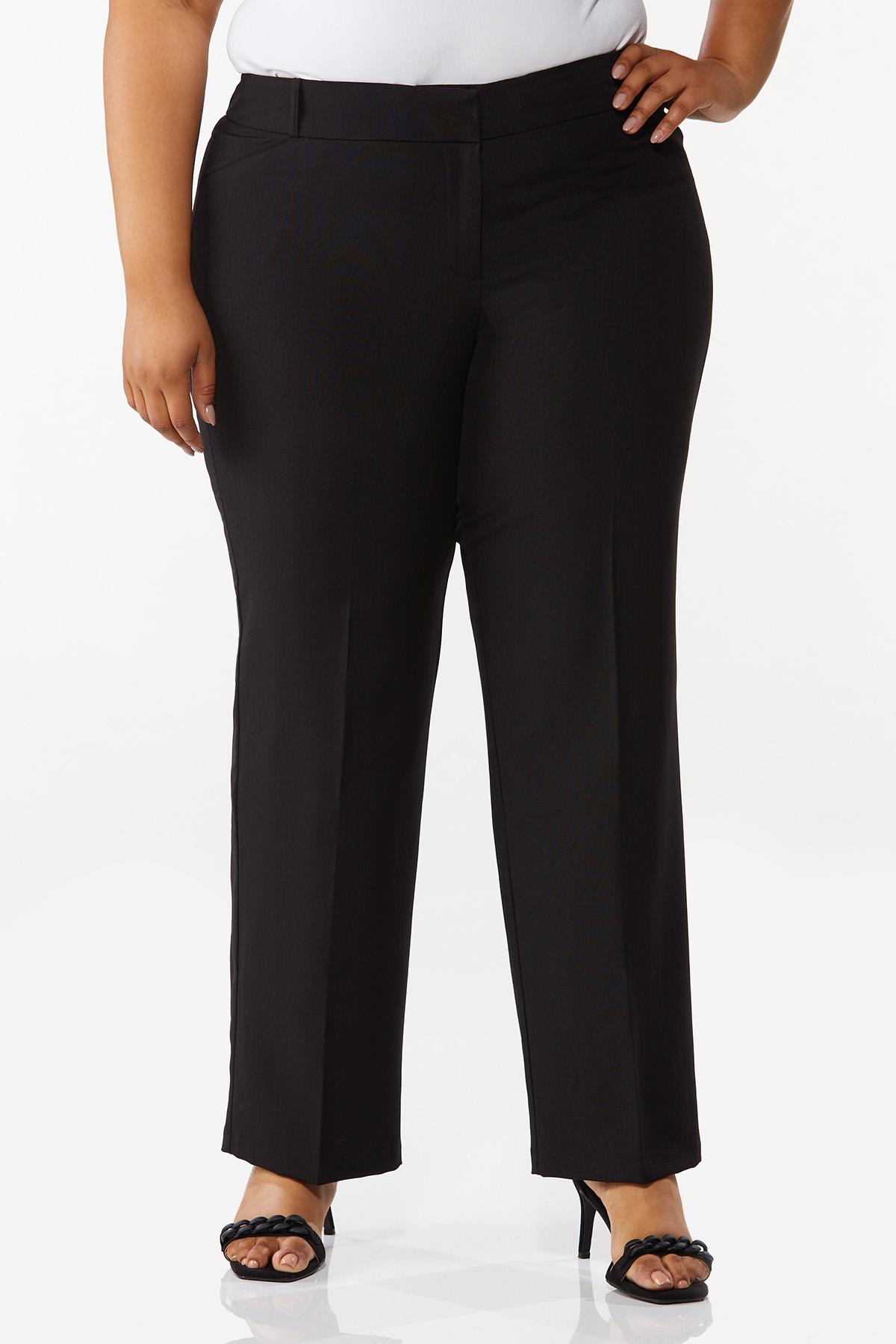 Plus Size Curvy Trouser Pants