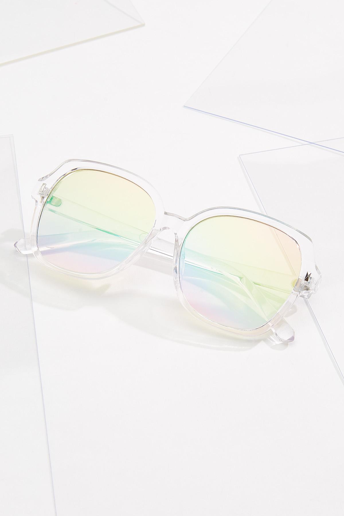 Rainbow Lens Clear Sunglasses