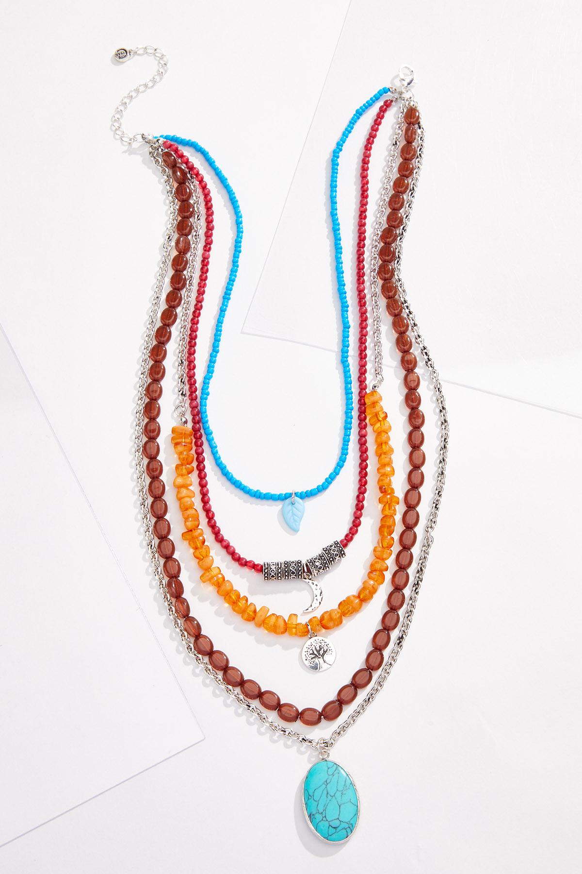 Mixed Layered Western Necklace