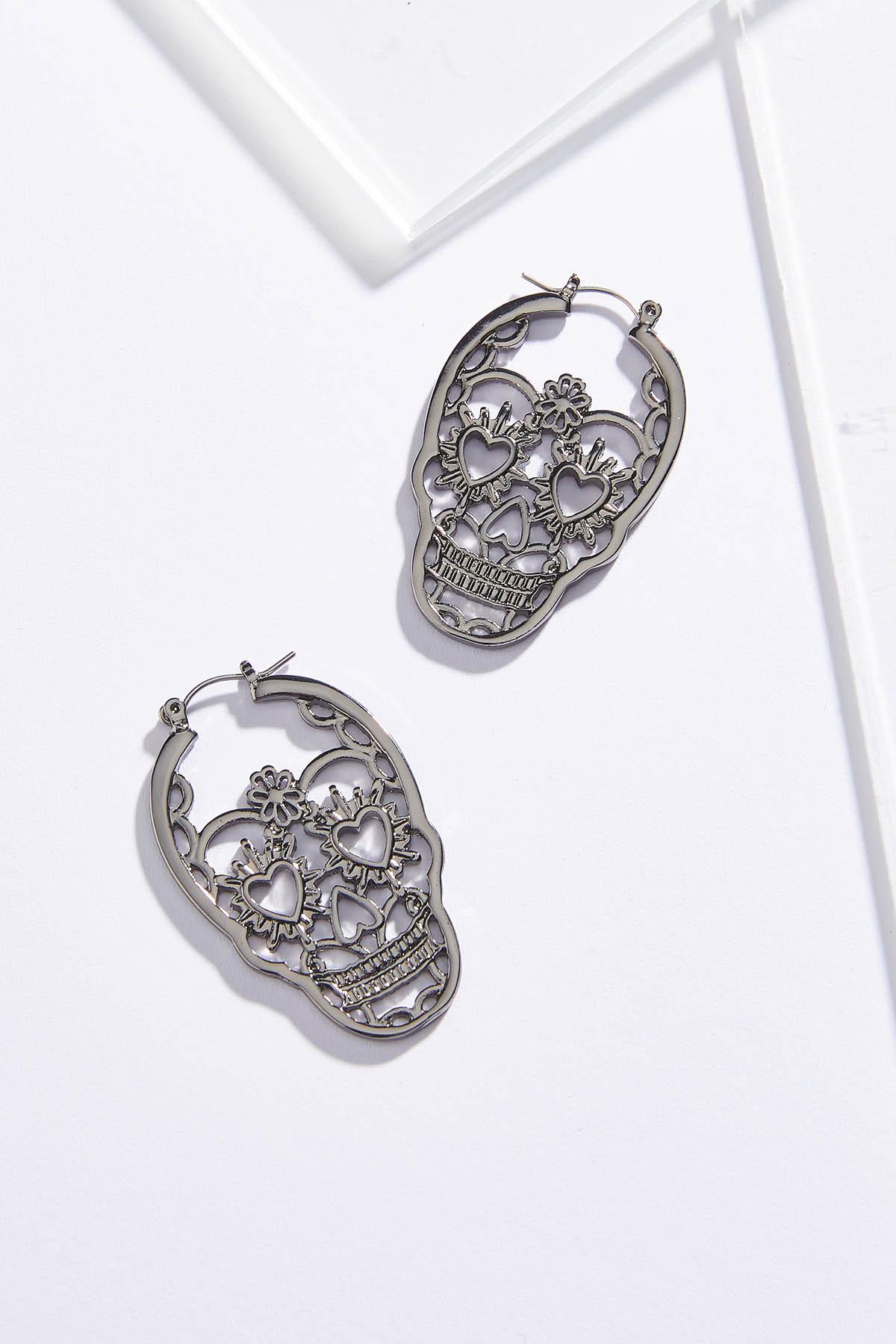 Metal Skull Earrings