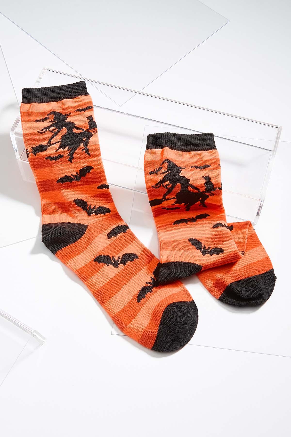 Halloween Striped Socks