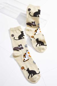 Cats And Yarn Socks