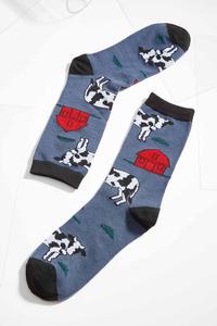 Cow Barn Socks