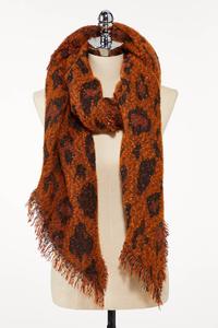 Leopard Sequin Triangle Scarf