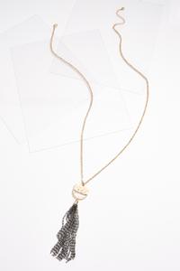 Long Tassel Pendant Necklace