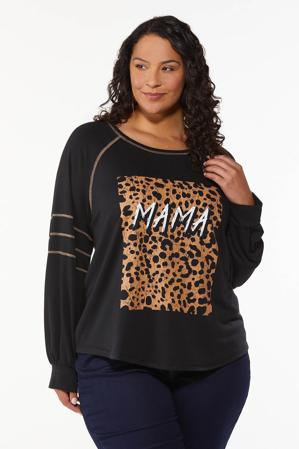 Plus Size Mama Graphic Sweatshirt
