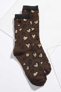 Leopard Heart Socks