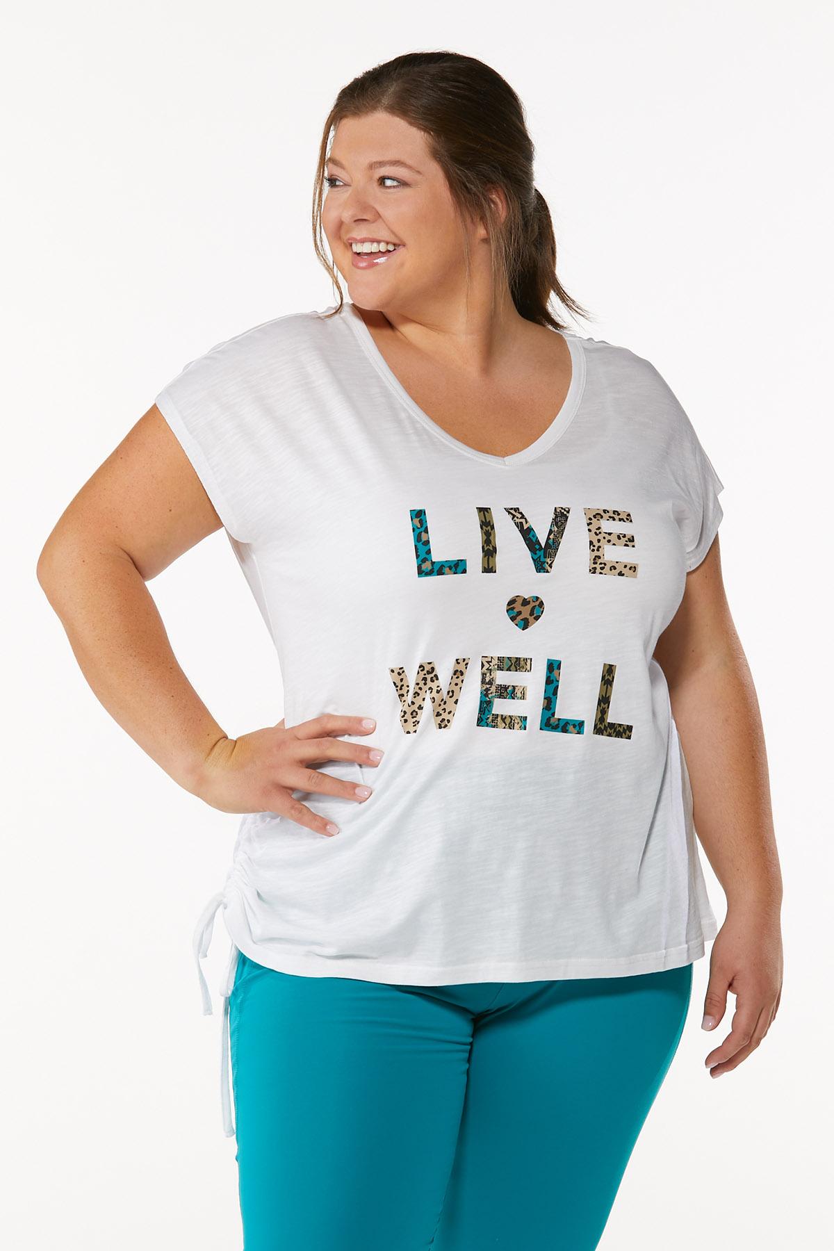 Plus Size Live Well Top