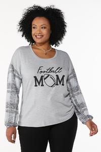 Plus Size Football Mom Top