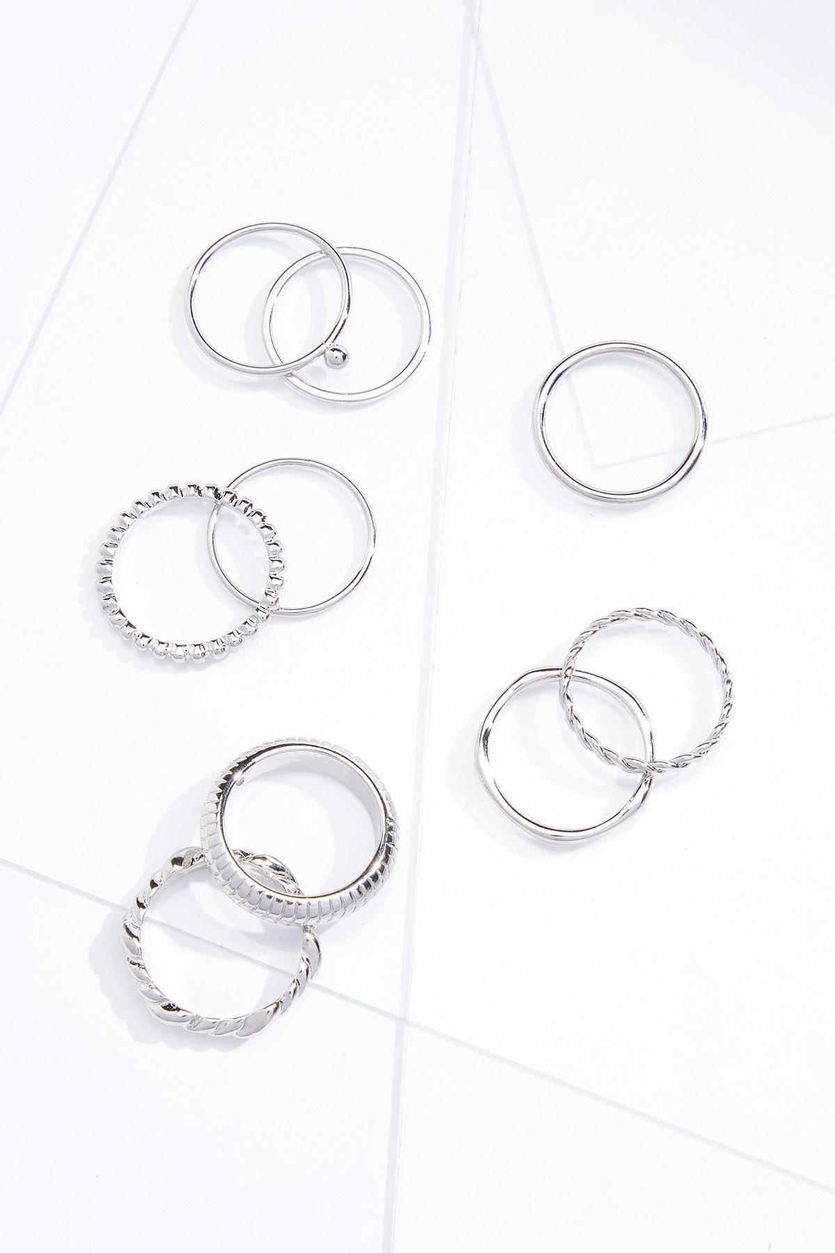 Delicate Metal Ring Set