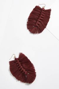 Crochet Fringe Earrings