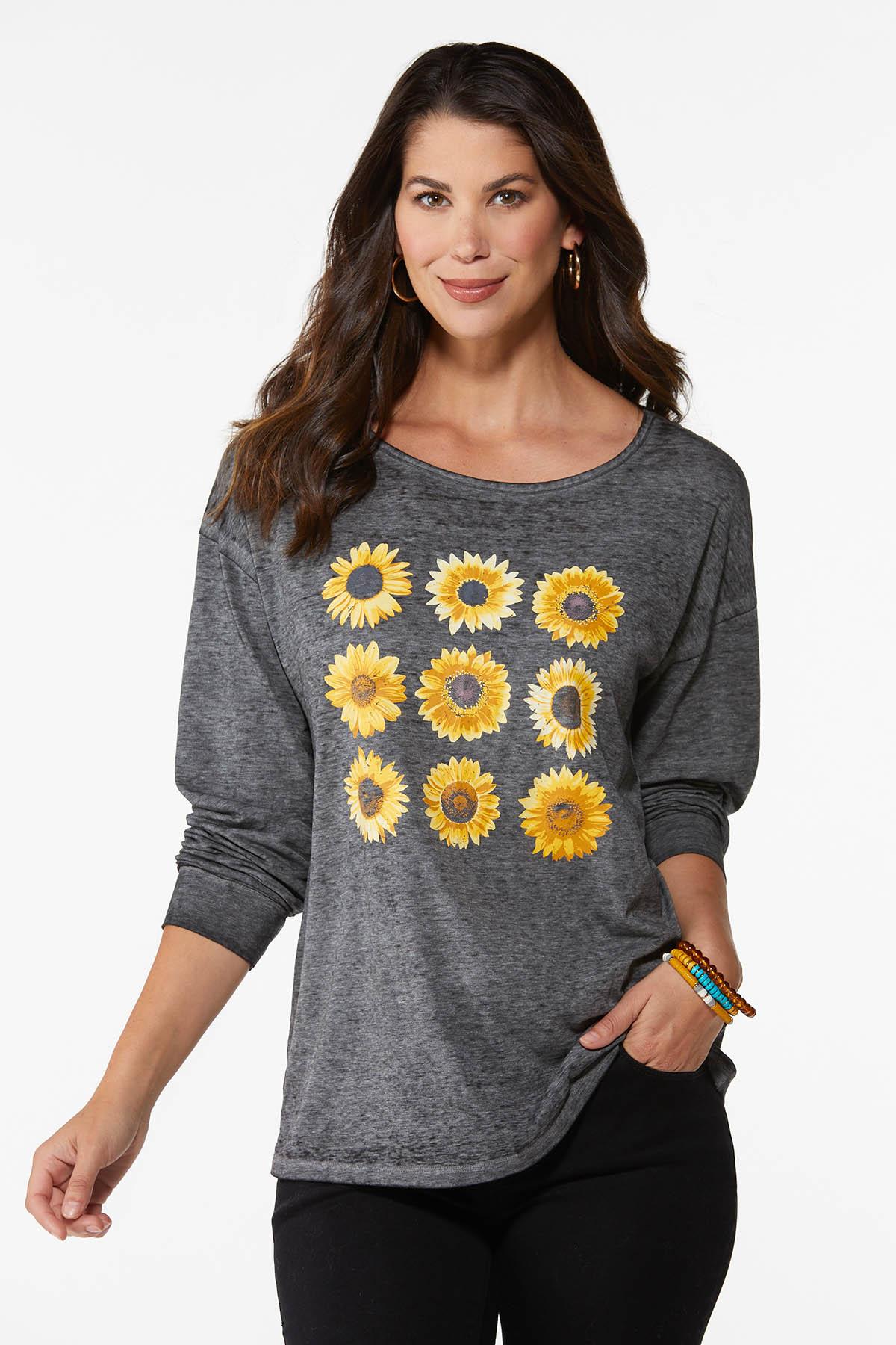 Cutout Sunflower Top