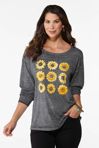 Cutout Sunflower Top