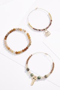 Bead Charm Bracelet Set