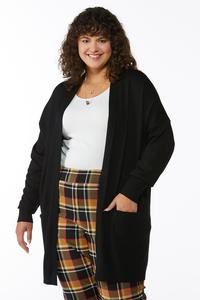 Plus Size Relaxed Cardigan Sweater
