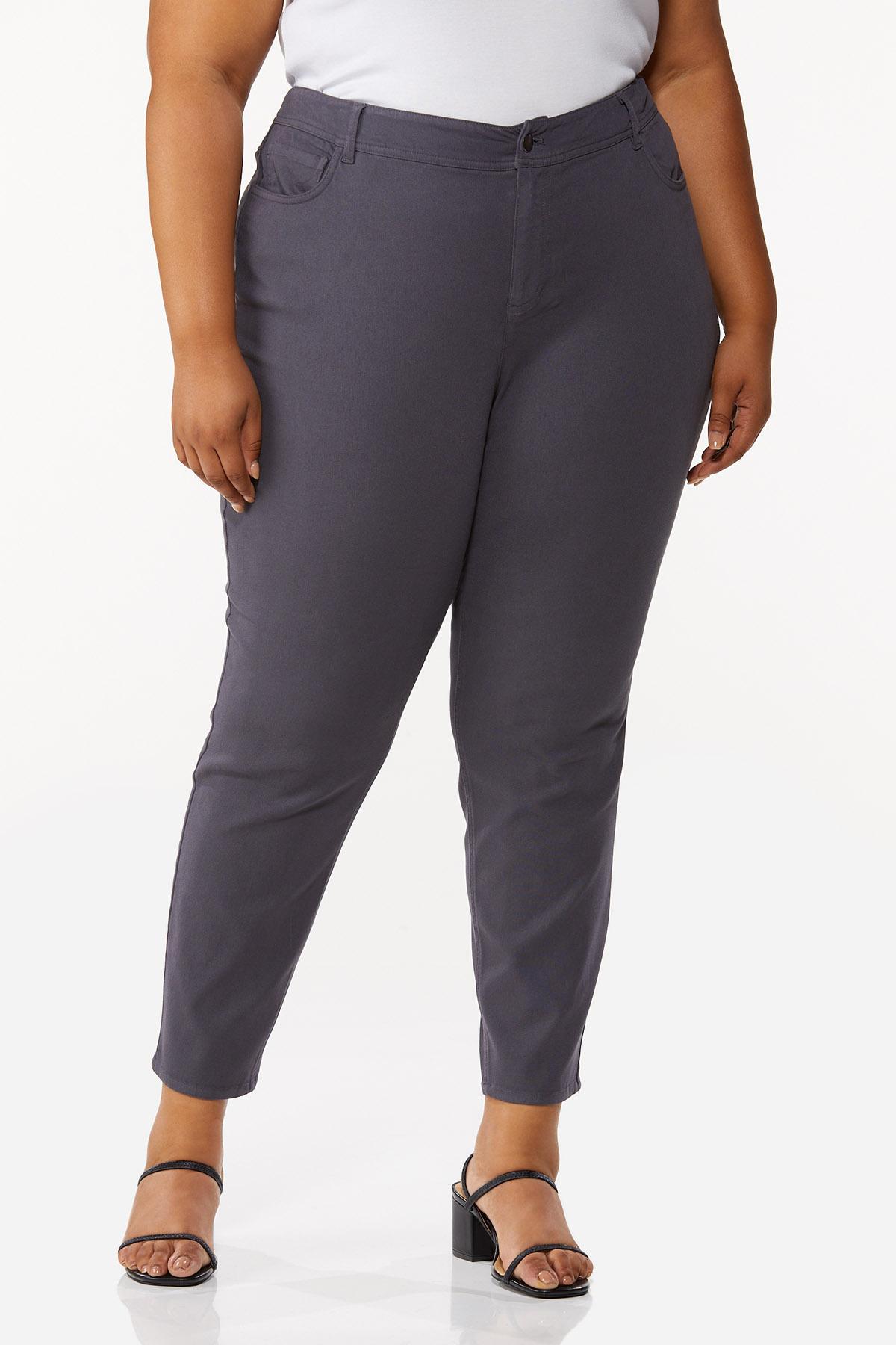 Plus Size Colored Skinny Pants