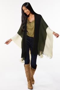 Colorblock Cold Weather Wrap