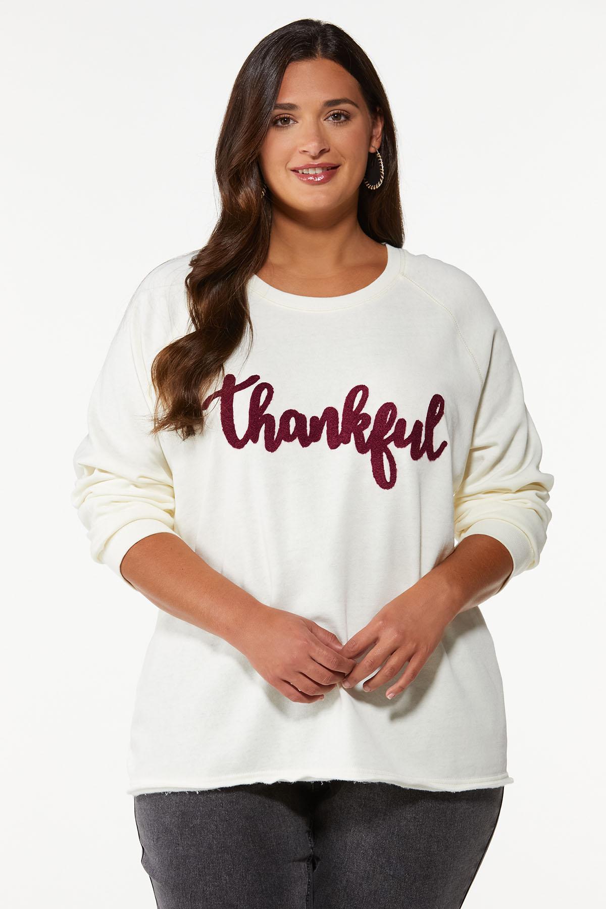 Plus Size Thankful Sweater