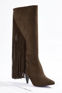 Extreme Fringe Tall Boots